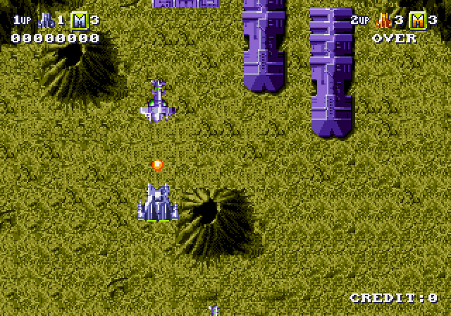 Battle Squadron - Megadrive game screenshot (1990) by Electronic Arts